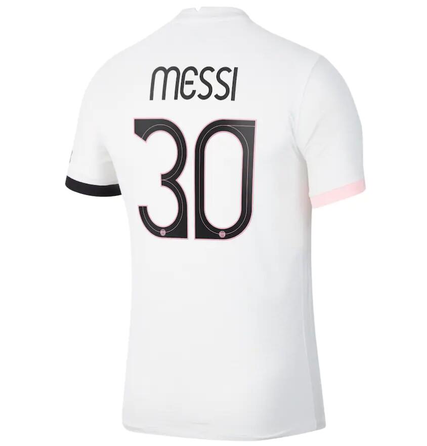 2021/22 Maillot PSG Domicile Cup Away Kit Soccer Jersey Messi #30 printing